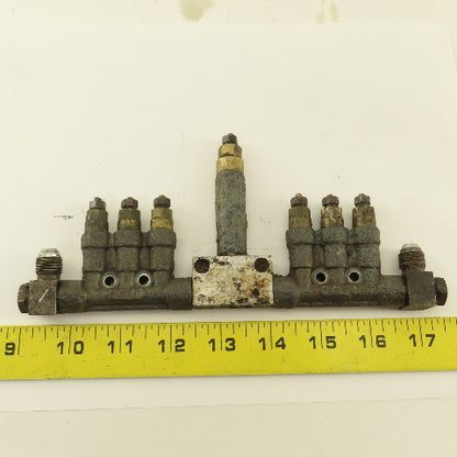 Okuma Metered Lubrication Valve Manifold 9 Port