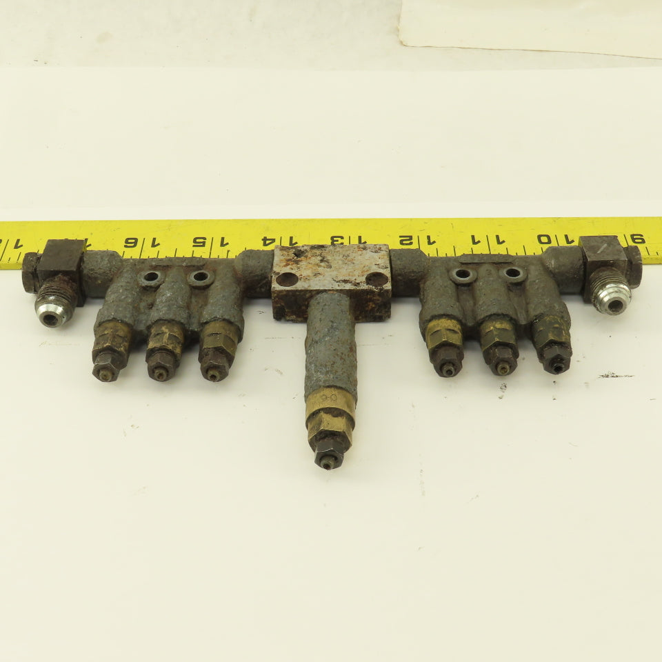 Okuma Metered Lubrication Valve Manifold 9 Port