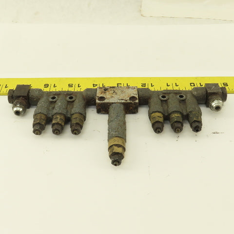 Okuma Metered Lubrication Valve Manifold 9 Port