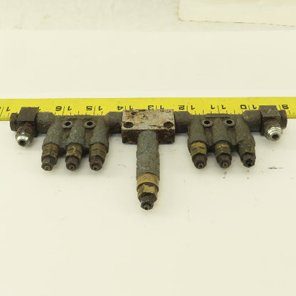 Okuma Metered Lubrication Valve Manifold 9 Port