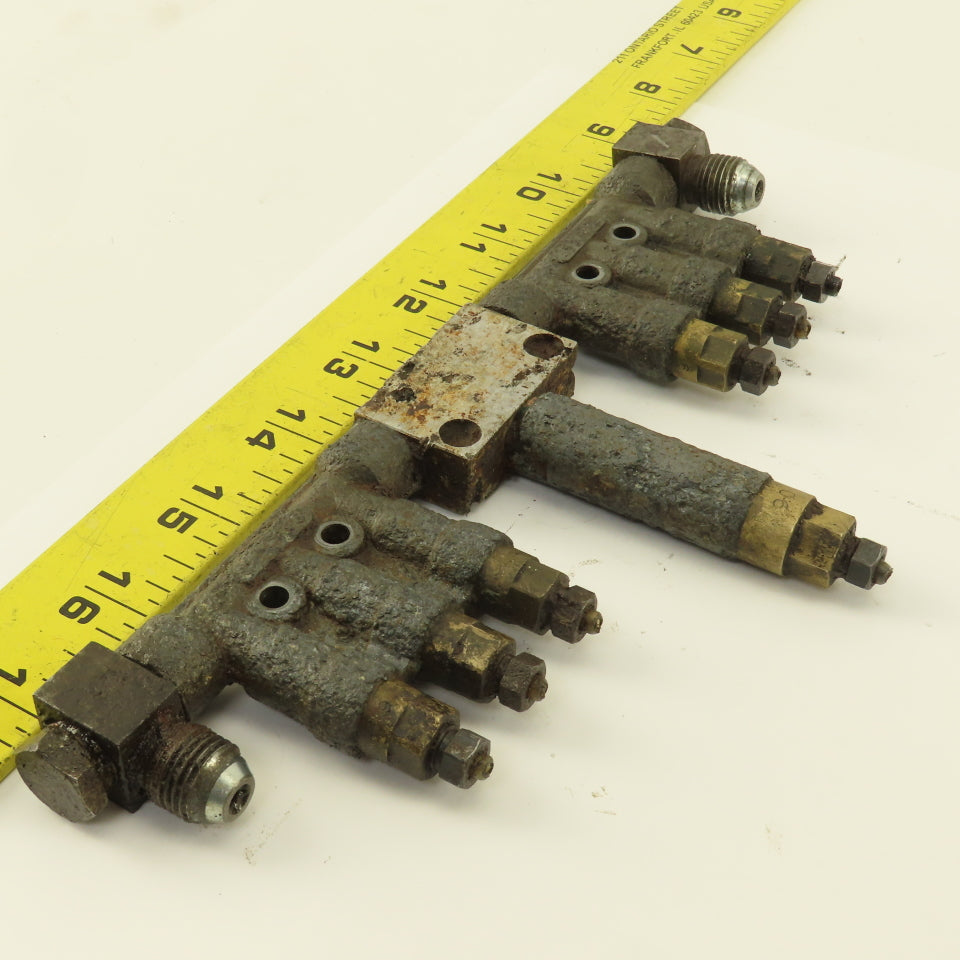 Okuma Metered Lubrication Valve Manifold 9 Port