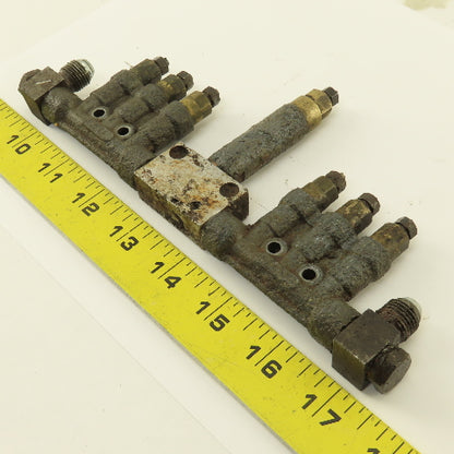 Okuma Metered Lubrication Valve Manifold 9 Port