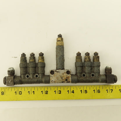 Okuma Metered Lubrication Valve Manifold 9 Port