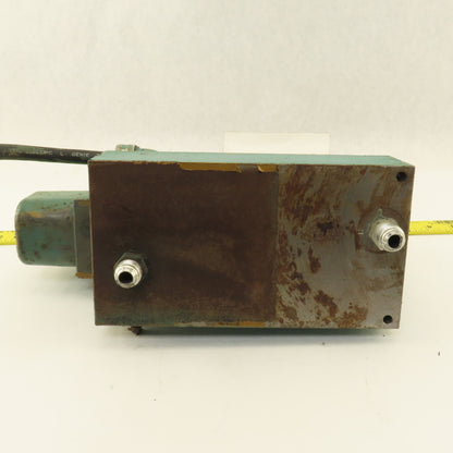 Racine 654011 4 Way Hydraulic Valve 115V 5000 PSI & Pressure Control Valve