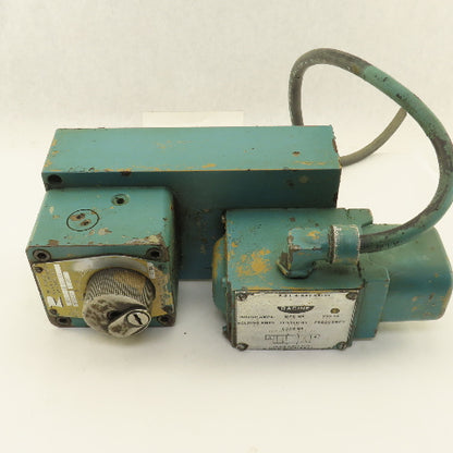 Racine 654011 4 Way Hydraulic Valve 115V 5000 PSI & Pressure Control Valve