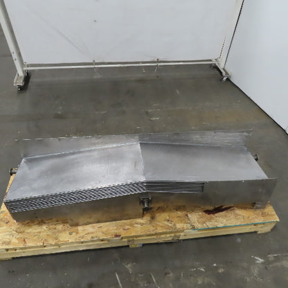 Telescopic Carbon Steel Machine Way Cover 99" Extended 57-1/2" Wide