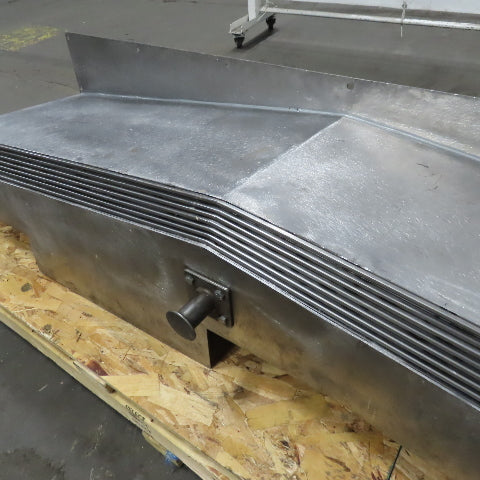 Telescopic Carbon Steel Machine Way Cover 99" Extended 57-1/2" Wide