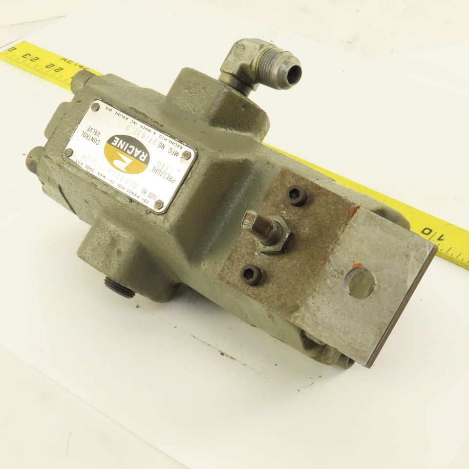 Racine 0E9 PBAH P03H 04 50-3000 PSI Adjust Range Pressure Control Valve