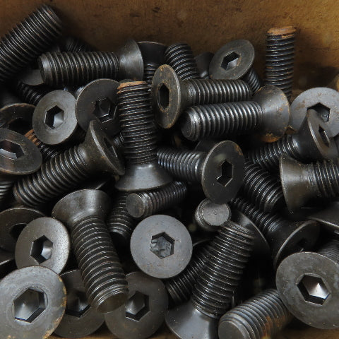 Camcar 1/2"-13 x 1-1/2" Flat Head Socket Cap Screw Bolt Lot Of 34
