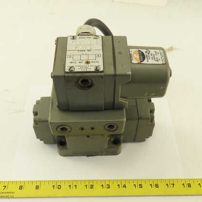 Racine 0D4-A0HS-R03M-20 650726A Single Solenoid Metered Hydraulic Valve 115V