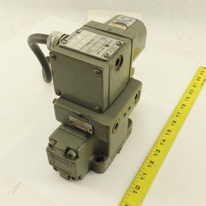 Racine 0D4-A0HS-R03M-20 650726A Single Solenoid Metered Hydraulic Valve 115V