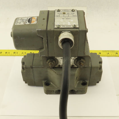 Racine 0D4-A0HS-R03M-20 650726A Single Solenoid Metered Hydraulic Valve 115V