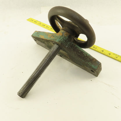Ingersoll Cutter Grinder Machine Hand Crank Casting Plate 7/8" Screw 1/8" Pitch
