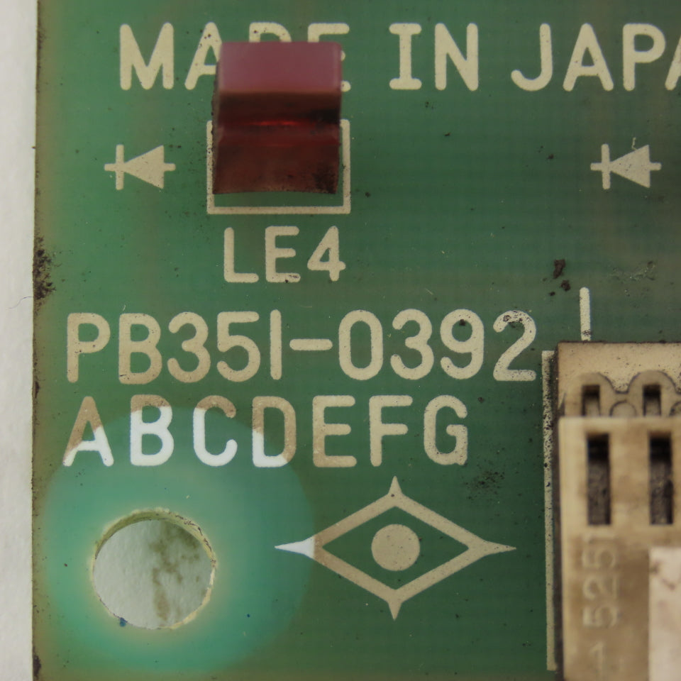 Kobelco PB351-0392 LED Indicator Circuit Board