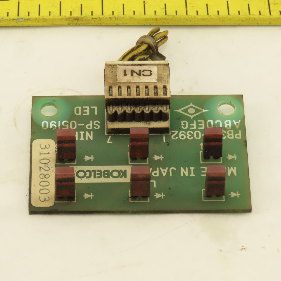 Kobelco PB351-0392 LED Indicator Circuit Board