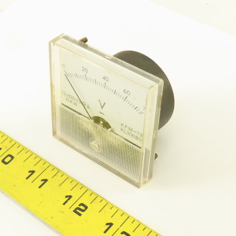 Kobelco KFM-7B KL306B18 0-75 Volt Analog Meter