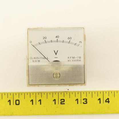 Kobelco KFM-7B KL306B18 0-75 Volt Analog Meter