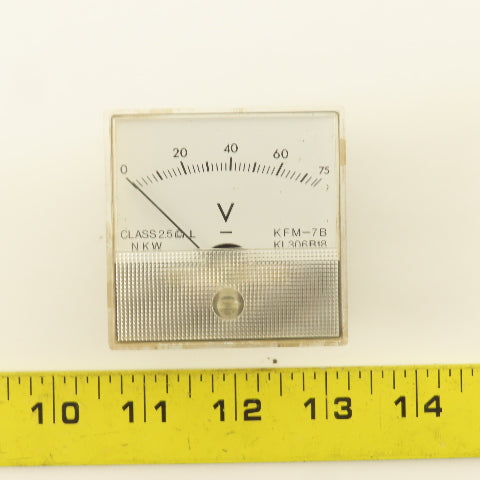 Kobelco KFM-7B KL306B18 0-75 Volt Analog Meter
