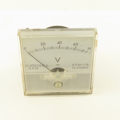 Kobelco KFM-7B KL306B18 0-75 Volt Analog Meter