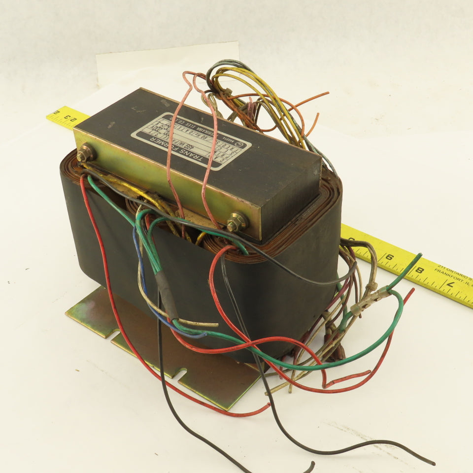 Yoshikawa 489VA 3/1 Ph 220/200V Pri 10CIR,V Sec. Transformer