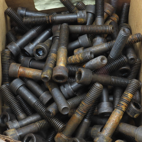 3/8"-16 x 2-1/4" Socket Head Cap Screw Bolt SHCS Lot Of 65