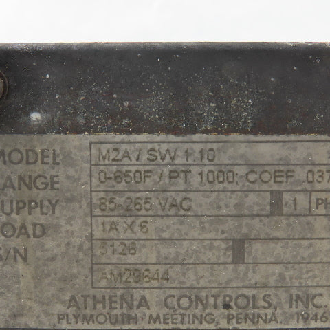 Sterling Inc. M2A/SW1.10 Temperature Controller 85-265V 0-650°F