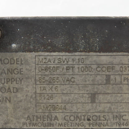 Sterling Inc. M2A/SW1.10 Temperature Controller 85-265V 0-650°F