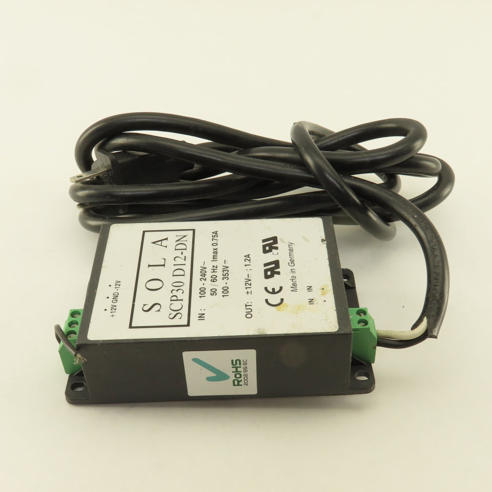 Sola SCP30 D12-DN 100-240V 50/60Hz 100-353VDC Power Supply Box