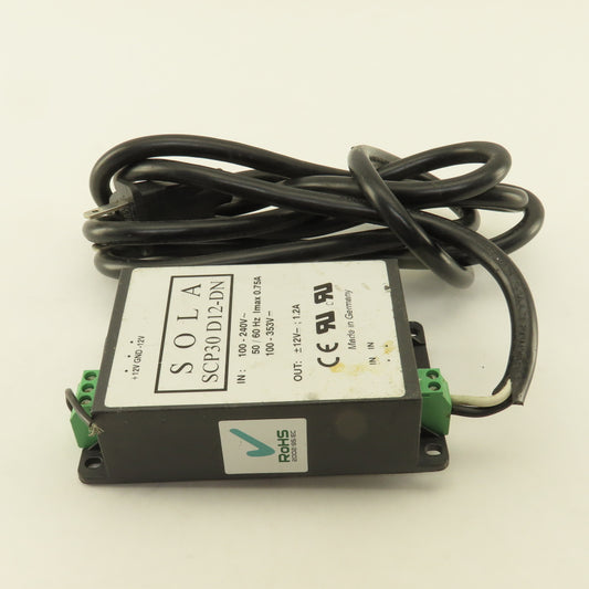 Sola SCP30 D12-DN 100-240V 50/60Hz 100-353VDC Power Supply Box