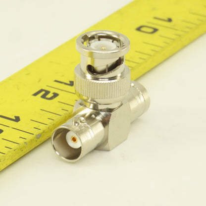 Pomona Electronics Style BNC Female x Male x Female TEE Connector