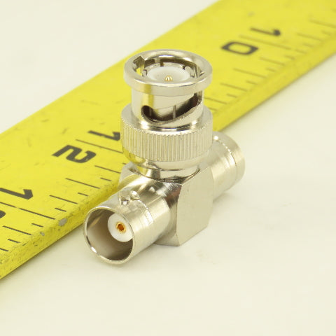 Pomona Electronics Style BNC Female x Male x Female TEE Connector