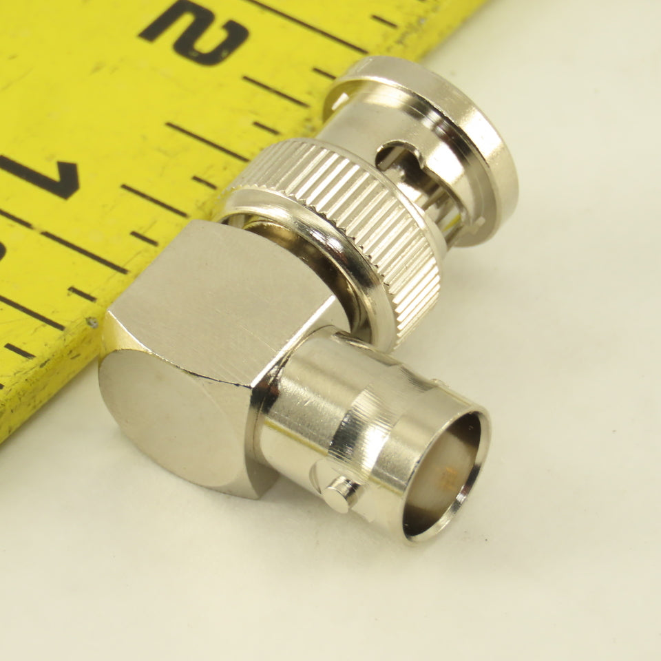 Pomona Electronics Style BNC Female x Male 90° Elbow Connector