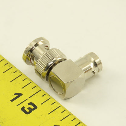 Pomona Electronics Style BNC Female x Male 90° Elbow Connector
