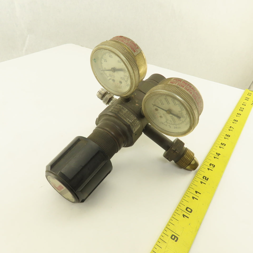 Concoa 41223011M 2 Stage Brass Pressure Regulator 30-100 PSI Output