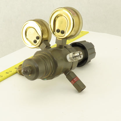 Concoa 41223011M 2 Stage Brass Pressure Regulator 30-100 PSI Output