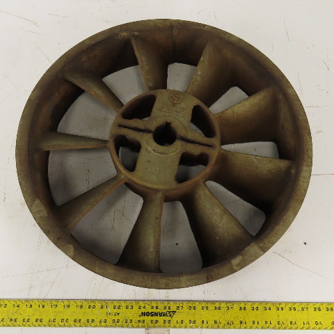 8V 4 Groove Pulley Shive 23-1/2" OD 2" ID Keyed Bore Counter Clockwise Rotation