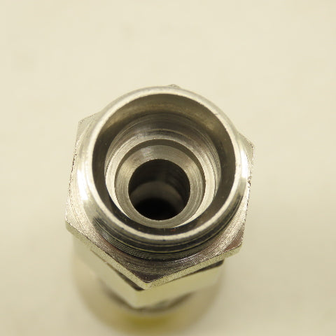 Parker 1/4" Connection x 1/4" Compression Quick Connect Air Chuck Stainless