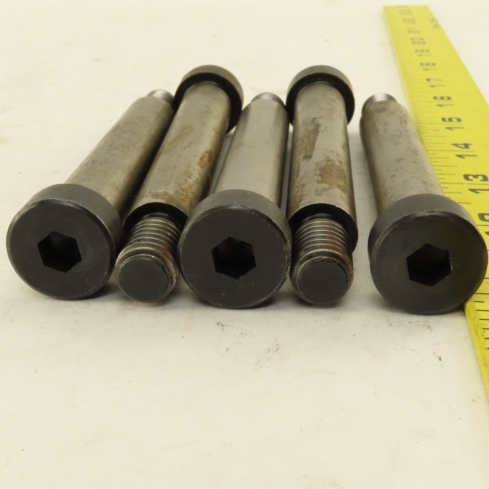 5/8" Shoulder Dia. X 3-1/2" Length 1/2"-13 Socket Head Shoulder Bolt Lot Of 5