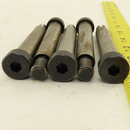 5/8" Shoulder Dia. X 3-1/2" Length 1/2"-13 Socket Head Shoulder Bolt Lot Of 5