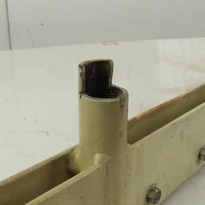 54-1/2" Conveyor Shake Wheel Side Roller Guide Assembly