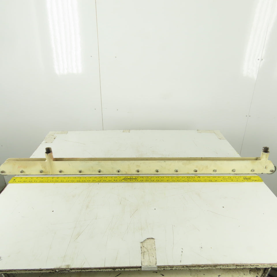 54-1/2" Conveyor Shake Wheel Side Roller Guide Assembly