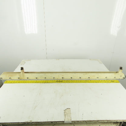 54-1/2" Conveyor Shake Wheel Side Roller Guide Assembly