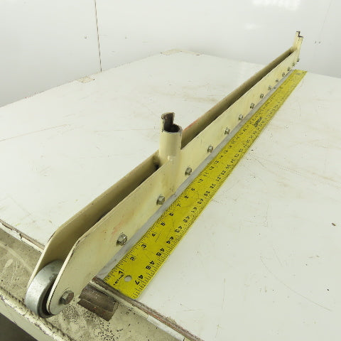54-1/2" Conveyor Shake Wheel Side Roller Guide Assembly