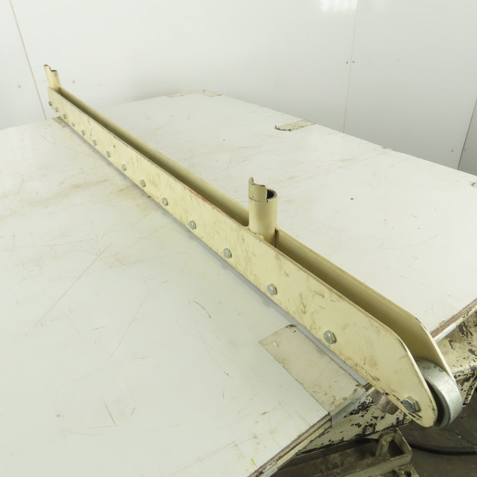 54-1/2" Conveyor Shake Wheel Side Roller Guide Assembly