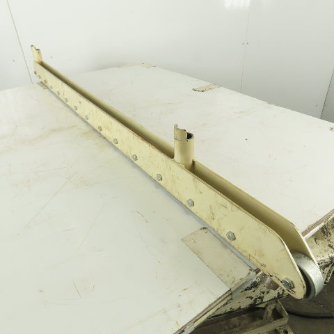 54-1/2" Conveyor Shake Wheel Side Roller Guide Assembly
