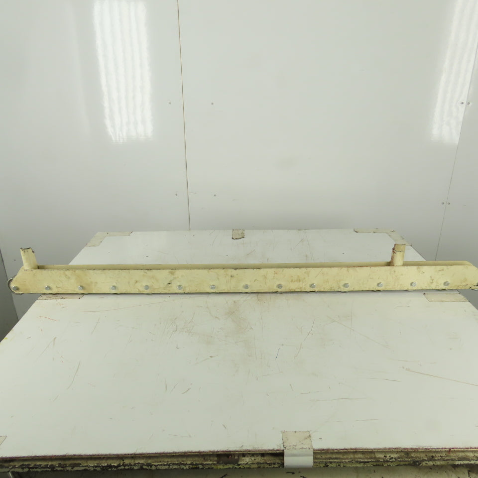 54-1/2" Conveyor Shake Wheel Side Roller Guide Assembly