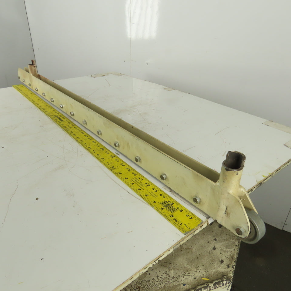54-1/2" Conveyor Shake Wheel Side Roller Guide Assembly