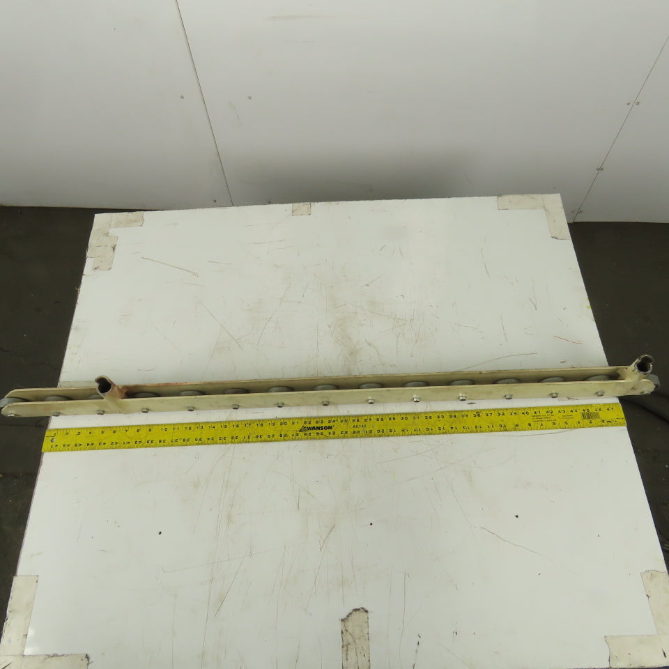 54-1/2" Conveyor Shake Wheel Side Roller Guide Assembly