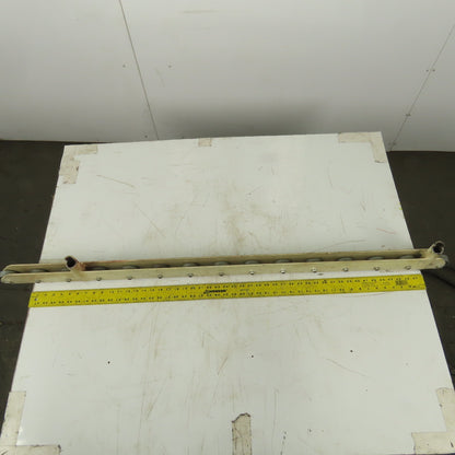 54-1/2" Conveyor Shake Wheel Side Roller Guide Assembly