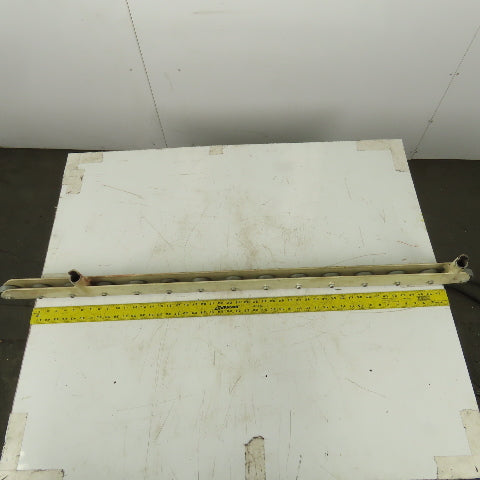 54-1/2" Conveyor Shake Wheel Side Roller Guide Assembly